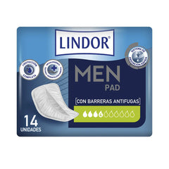 LINDOR-PADS MASCULINOS extra 4 gota 14 u.-DrShampoo - Perfumaria e Cosmética