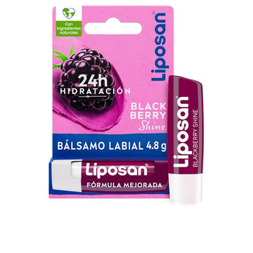 LIPOSAN-Bálsamo labial LIPOSAN BLACKBERRY SHINE 4,8 gr-DrShampoo - Perfumaria e Cosmética Imagem principal do produto