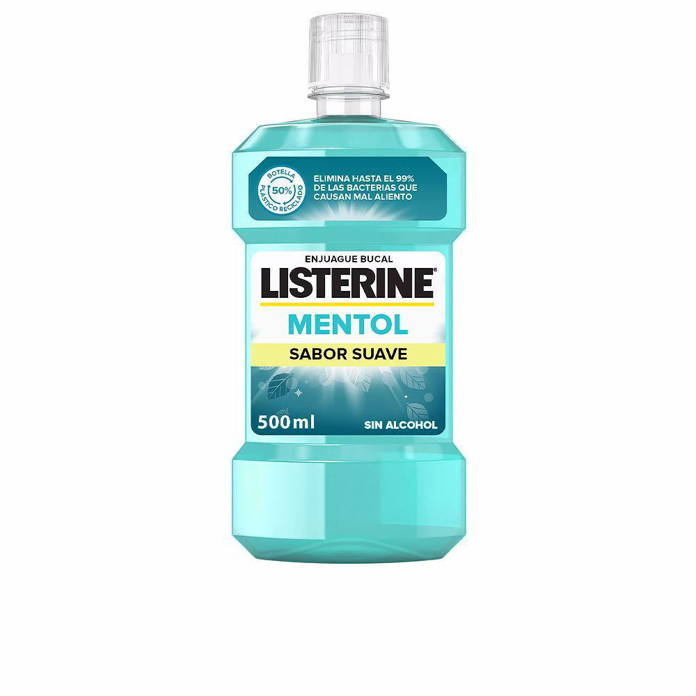 LISTERINE-GENTLE MENTHOL 0% alcohol mouthwash 500 ml-DrShampoo - Perfumaria e Cosmética