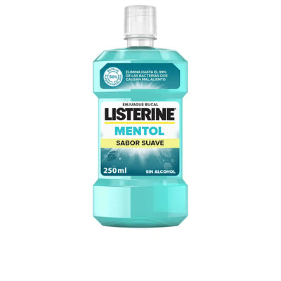 LISTERINE-MENTOL SUAVE 0% álcool enxaguante bucal 250 ml.-DrShampoo - Perfumaria e Cosmética