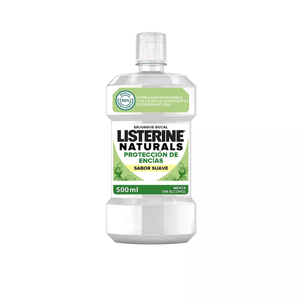 LISTERINE-NATURALS antisséptico bucal protetor de gengiva 500 ml-DrShampoo - Perfumaria e Cosmética