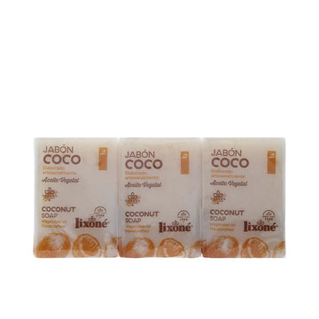 LIXONE-COCO jabón 100% natural 3 x 125 gr-DrShampoo - Perfumaria e Cosmética Imagen principal del producto
