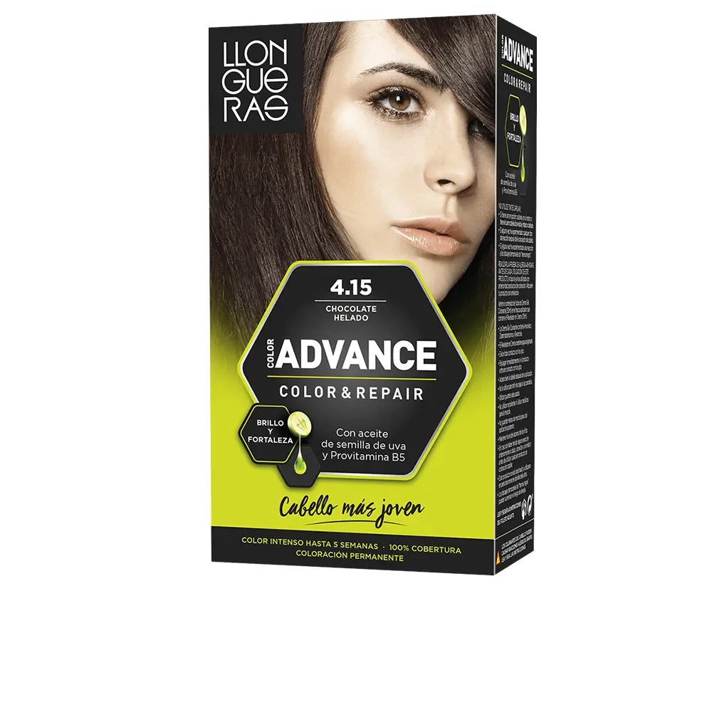 LLONGUERAS-COLOR ADVANCE 415 chocolate gelado-DrShampoo - Perfumaria e Cosmética