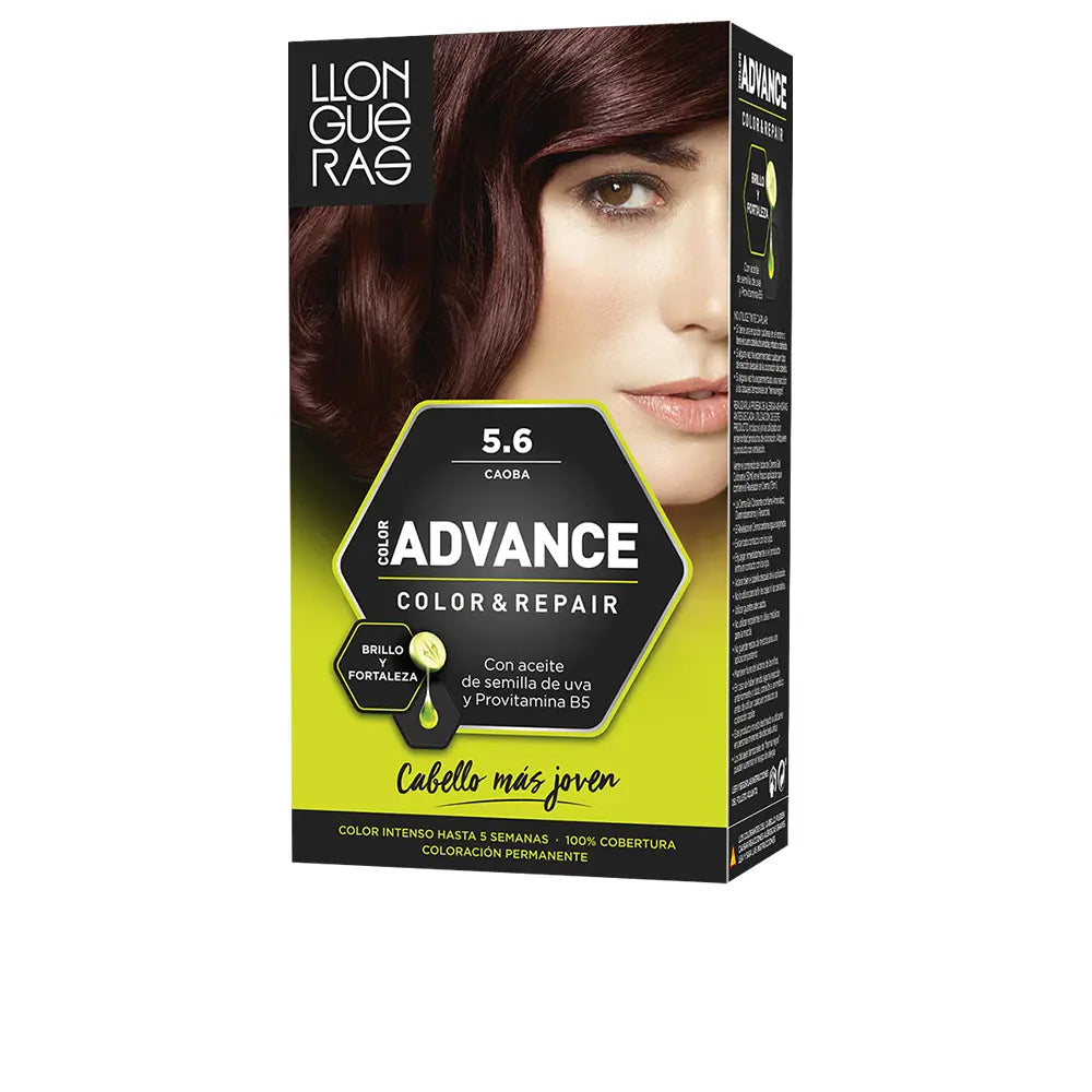 LLONGUERAS-COLOR ADVANCE 56 mogno-DrShampoo - Perfumaria e Cosmética