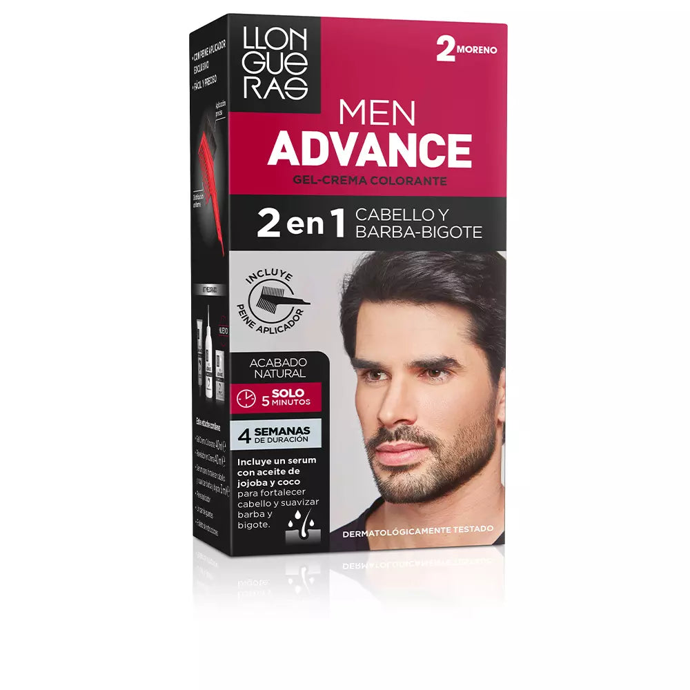 LLONGUERAS-MEN ADVANCE 2 preto-DrShampoo - Perfumaria e Cosmética