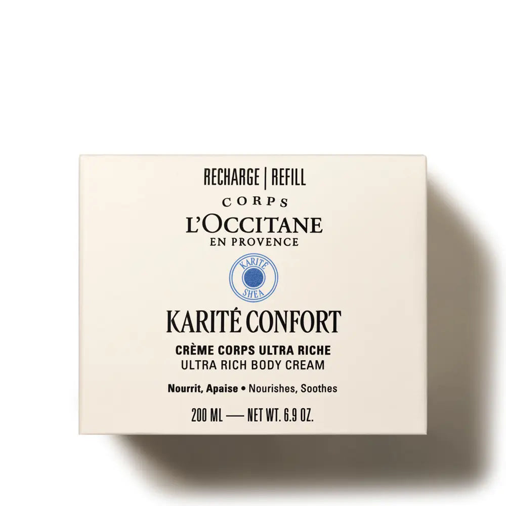 L'OCCITANE EN PROVENCE-KARITÉ CONFORT creme corporal ultra rico recarga 200 ml-DrShampoo - Perfumaria e Cosmética