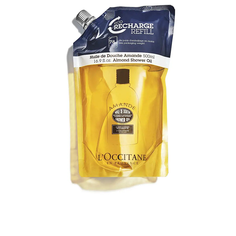 L'OCCITANE EN PROVENCE-Óleo de chuveiro eco refil ALMOND 500 ml.-DrShampoo - Perfumaria e Cosmética