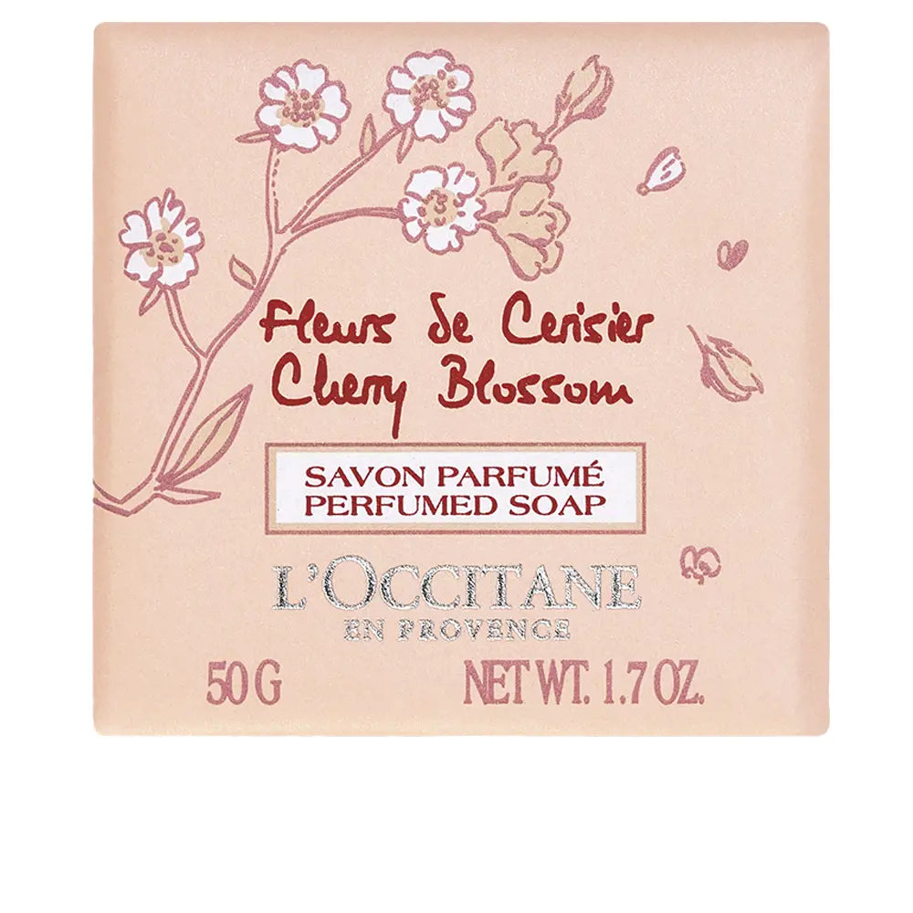 L'OCCITANE EN PROVENCE-sabão perfumado FLOR DE CEREJEIRA 50 gr.-DrShampoo - Perfumaria e Cosmética