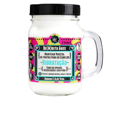 LOLA COSMETICS-BE(M)DITA GHEE máscara hidratante de banana e aloe vera 350 gr-DrShampoo - Perfumaria e Cosmética