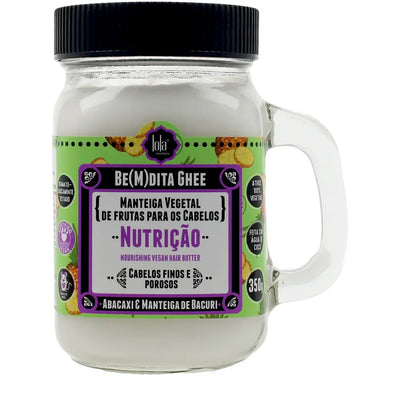 LOLA COSMETICS-BE(M)DITA GHEE máscara nutritiva de abacaxi e bacuri 350 gr-DrShampoo - Perfumaria e Cosmética