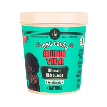 LOLA COSMETICS-Meu Cacho Minha Vida Máscara de Hidratação 450 ml.-DrShampoo - Perfumaria e Cosmética Imagen principal del producto