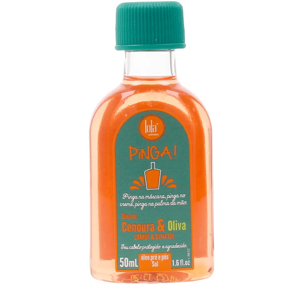 LOLA COSMETICS-PINGA CENOURA E AZEITE proteção solar cabelo 50 ml-DrShampoo - Perfumaria e Cosmética