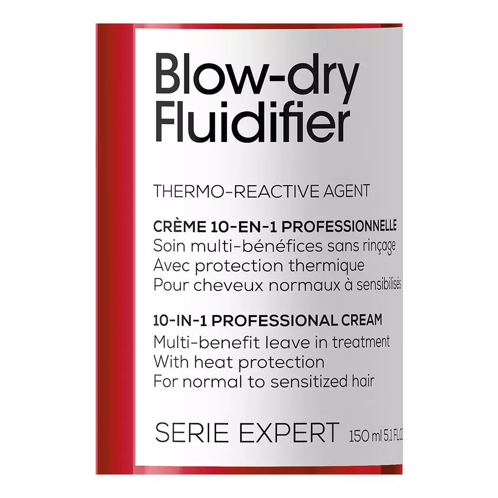 L'OREAL EXPERT PROFESSIONNEL-BLOW-DRY FLUIDIFIER creme profissional 10 em 1 150 ml-DrShampoo - Perfumaria e Cosmética