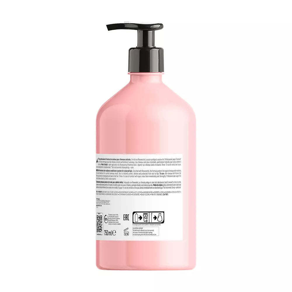 L'OREAL EXPERT PROFESSIONNEL-Condicionador VITAMIN COLOR 750 ml-DrShampoo - Perfumaria e Cosmética