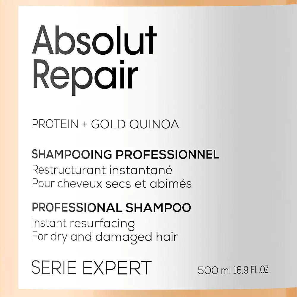 L'OREAL EXPERT PROFESSIONNEL-Shampoo Absolut Repair Gold 500 ml-DrShampoo - Perfumaria e Cosmética