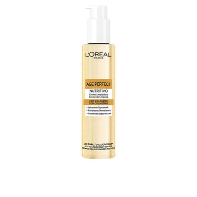 L'ORÉAL PARIS-AGE PERFECT Creme de Limpeza de Colágeno 150 ml-DrShampoo - Perfumaria e Cosmética