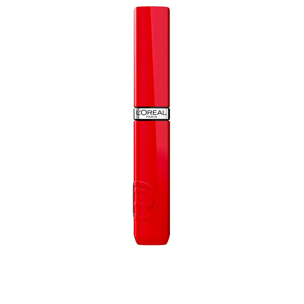 L'ORÉAL PARIS-BATOM LÍQUIDO EFECTO VINIL INFALÍVEL 410 Rouge Poppy 43 ml.-DrShampoo - Perfumaria e Cosmética