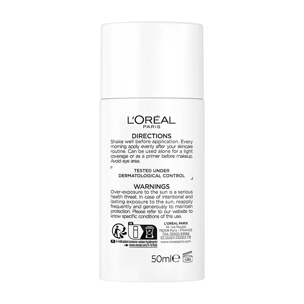 L'ORÉAL PARIS-BRIGHT REVEAL NIACINAMIDA fluido diario SPF50 #medio 50 ml-DrShampoo - Perfumaria e Cosmética