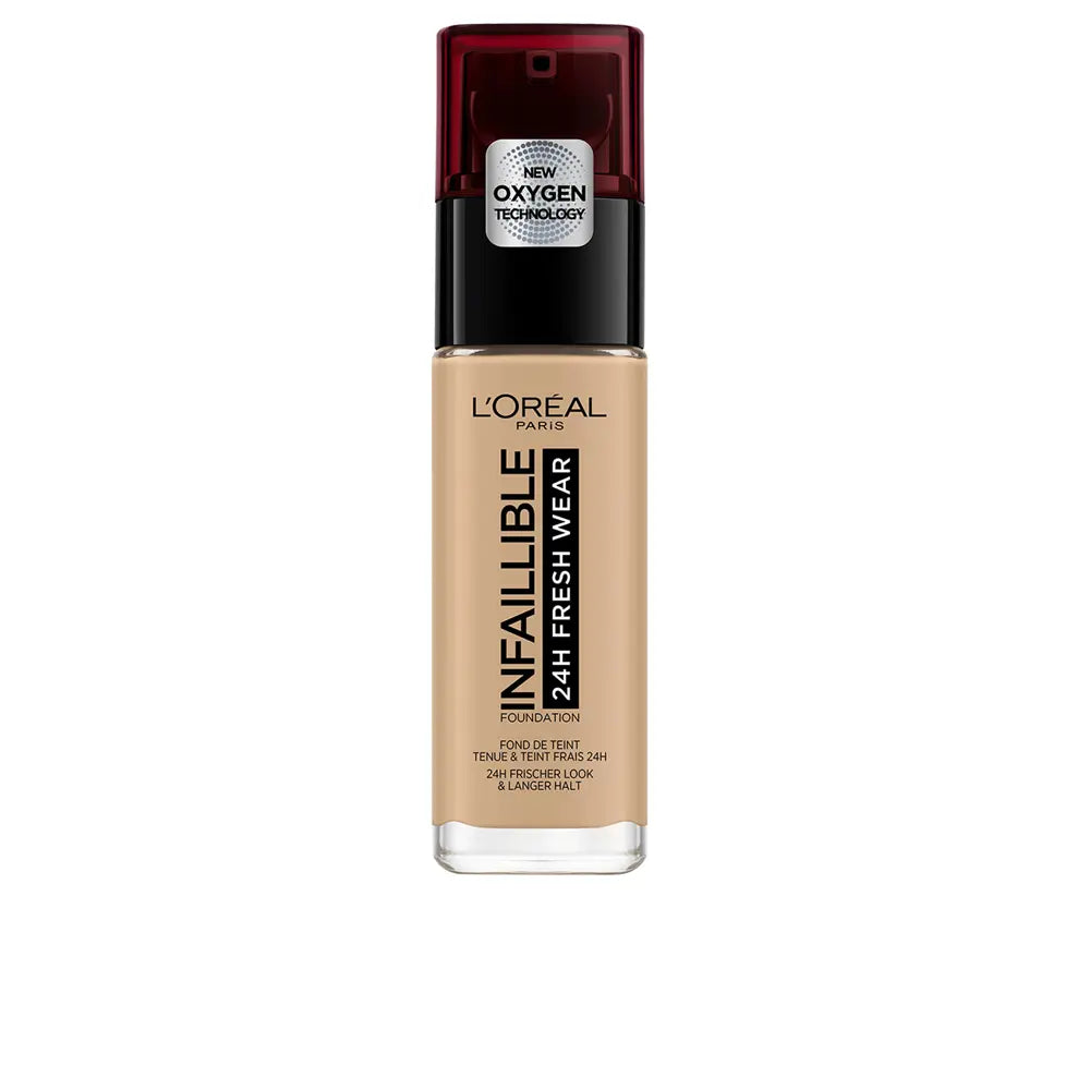 L'ORÉAL PARIS-Base 24h Fresh Wear INFAILIBLE 140 bege dourado 30 ml-DrShampoo - Perfumaria e Cosmética