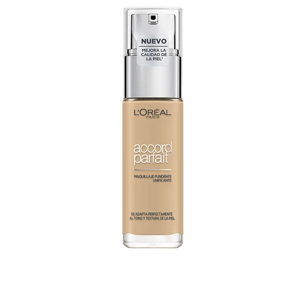 L'ORÉAL PARIS-Base ACCORD PARFAIT 3N bege cremoso 30 ml-DrShampoo - Perfumaria e Cosmética