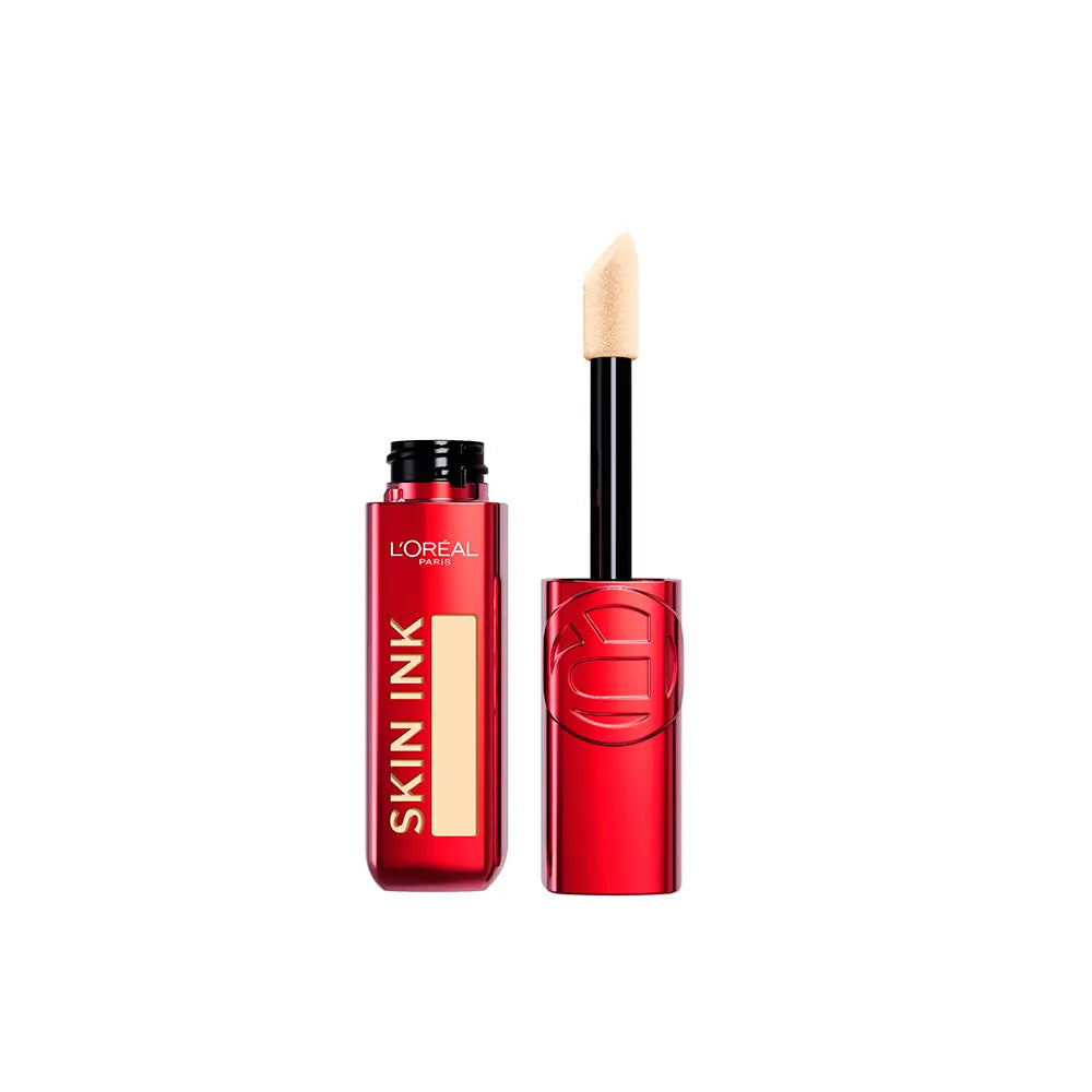 L'ORÉAL PARIS-Base e Corretivo INFAILLIBLE SKIN INK 48h 130 Light Cool 15 ml.-DrShampoo - Perfumaria e Cosmética