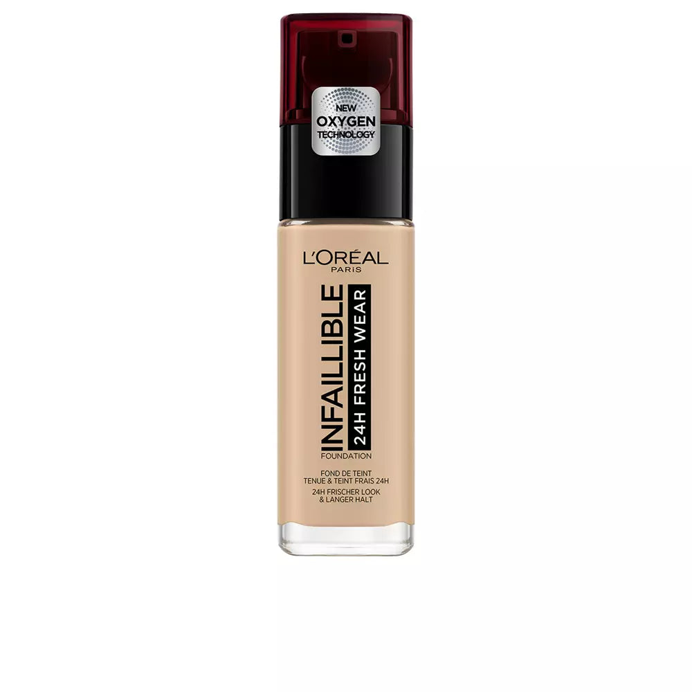 L'ORÉAL PARIS-Base fresca 24h INFAILLIBLE 125 rosa natural 30 m-DrShampoo - Perfumaria e Cosmética
