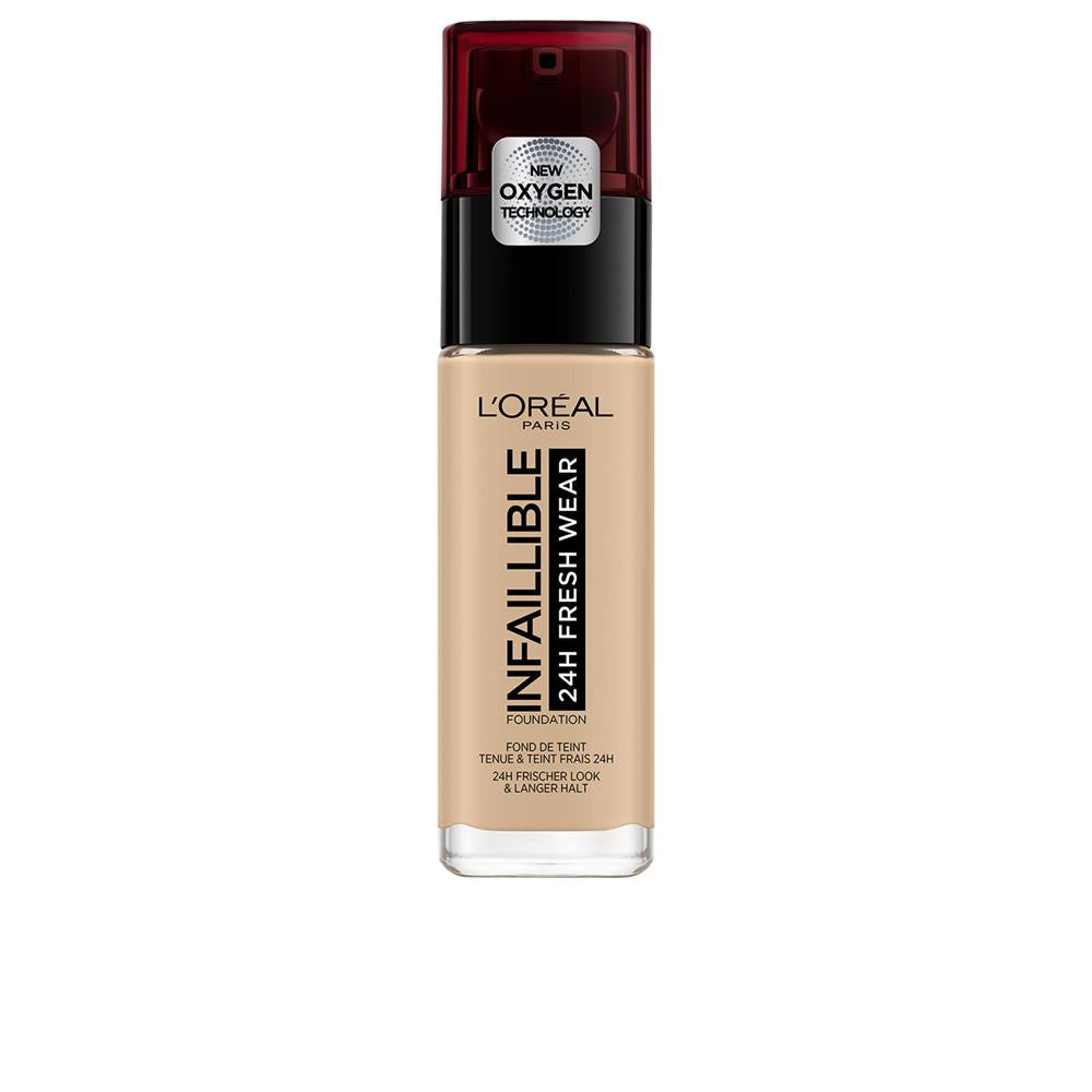 L'ORÉAL PARIS-Base fresca 24h INFAILLIBLE 125 rosa natural 30 m-DrShampoo - Perfumaria e Cosmética