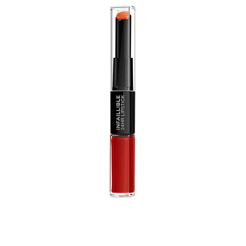 L'ORÉAL PARIS-Batom INFALLIBLE X3 24H 506 vermelho infalível-DrShampoo - Perfumaria e Cosmética