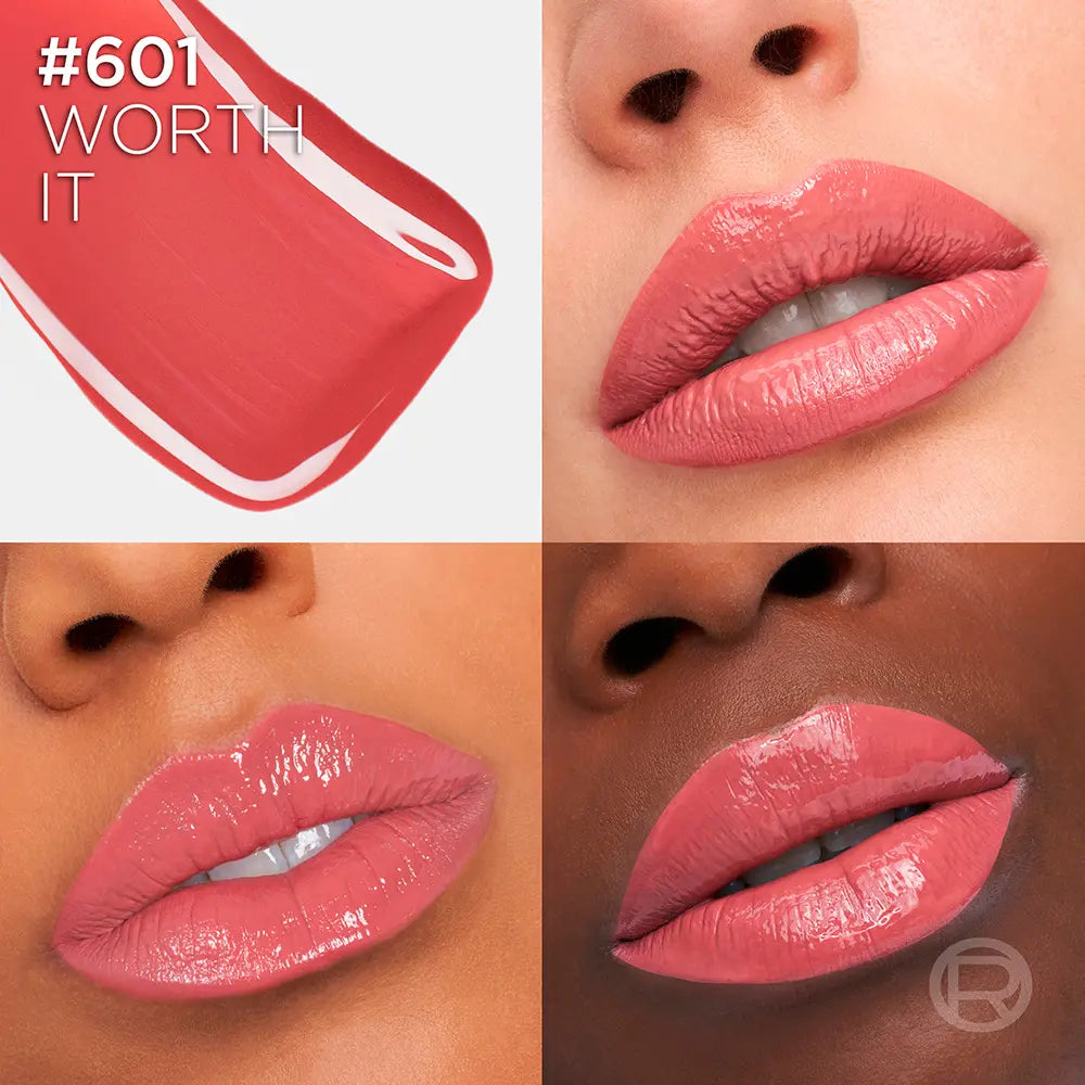 L'ORÉAL PARIS-Batom líquido com efeito vinil INFALLIBLE LAQUE #601-Whort It 4,3 ml-DrShampoo - Perfumaria e Cosmética