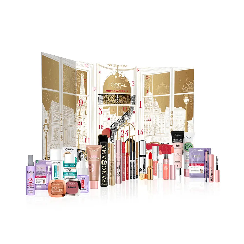 L'ORÉAL PARIS-CALENDÁRIO DO ADVENTO 24 pcs.-DrShampoo - Perfumaria e Cosmética