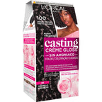 L'ORÉAL PARIS-CASTING CREME GLOSS #100 - preto escuro 180 ml-DrShampoo - Perfumaria e Cosmética
