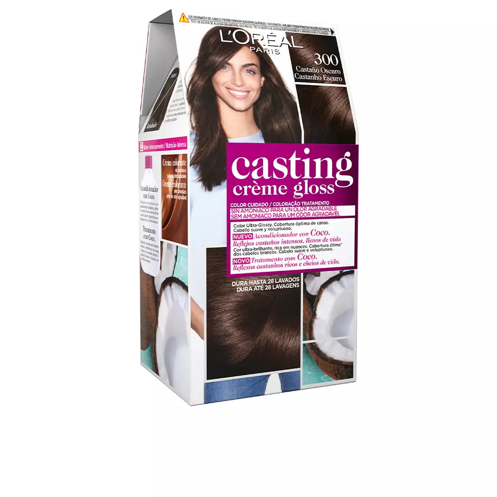 L'ORÉAL PARIS-CASTING CREME GLOSS 300 marrom escuro-DrShampoo - Perfumaria e Cosmética Image principale du produit