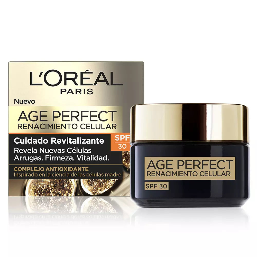 L'ORÉAL PARIS-CREME DIURNO RENEWAL DE CÉLULAS AGE PERFECT FPS30 50 ml-DrShampoo - Perfumaria e Cosmética