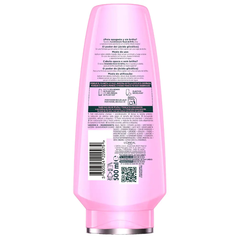 L'ORÉAL PARIS-Condicionador ELVIVE GLYCOLIC GLOSS 500 ml-DrShampoo - Perfumaria e Cosmética