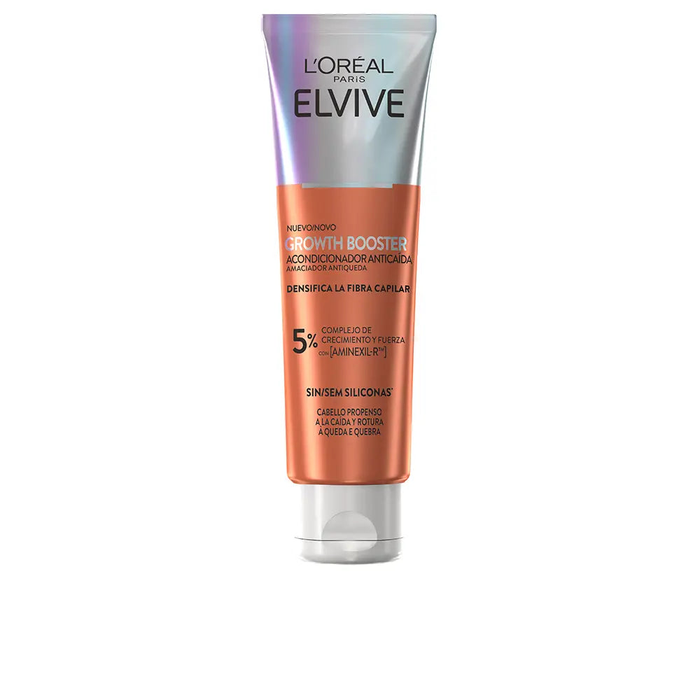 L'ORÉAL PARIS-Condicionador ELVIVE GROWTH BOOSTER anti-queda de cabelo 150 ml.-DrShampoo - Perfumaria e Cosmética