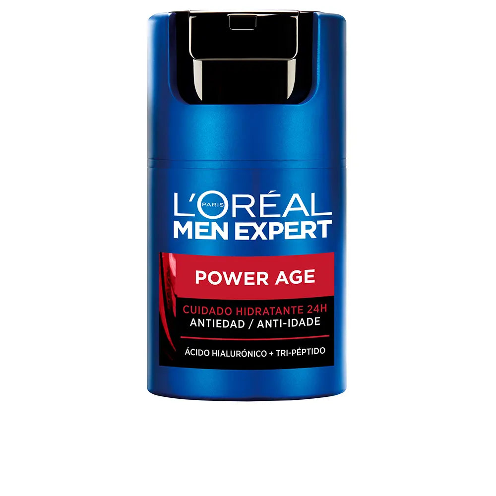 L'ORÉAL PARIS-Creme anti-idade com ácido hialurônico MEN EXPERT POWER AGE-DrShampoo - Perfumaria e Cosmética