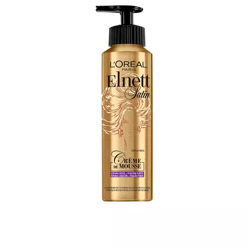 L'ORÉAL PARIS-ELNETT MOUSSE creme para cachos 200 ml-DrShampoo - Perfumaria e Cosmética