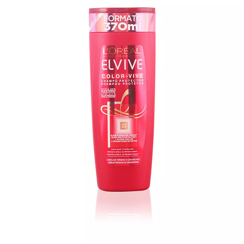 L'ORÉAL PARIS-ELVIVE COLOR-VIVE shampoo protetor 370 ml-DrShampoo - Perfumaria e Cosmética