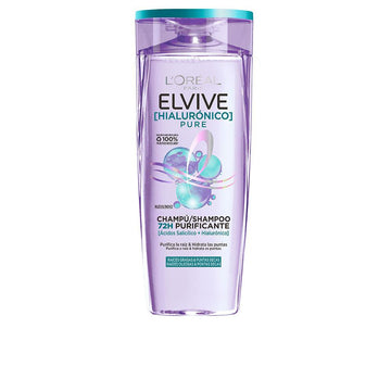 L'ORÉAL PARIS-ELVIVE HYALURONIC PURE shampoo 380 ml-DrShampoo - Perfumaria e Cosmética Image principale du produit