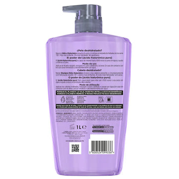 ELVIVE HYDRA HYALURONIC shampoo hidratação 72h 1000 ml. Imagem secundária do produto