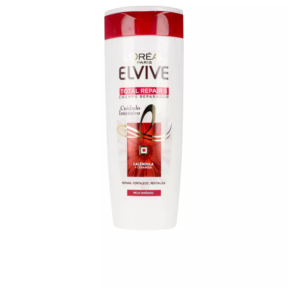 L'ORÉAL PARIS-ELVIVE TOTAL REPAIR 5 shampoo restaurador 370 ml-DrShampoo - Perfumaria e Cosmética