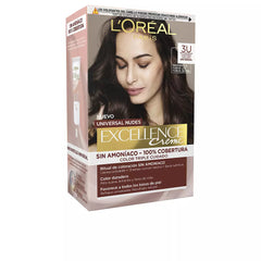 L'ORÉAL PARIS-EXCELÊNCIA creme universal nudes coloração 3u castanho escuro.-DrShampoo - Perfumaria e Cosmética