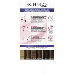 L'ORÉAL PARIS-EXCELLENCE BRUNETTE cor de cabelo 500 verdadeiro castanho claro-DrShampoo - Perfumaria e Cosmética