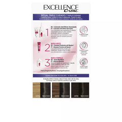 L'ORÉAL PARIS-EXCELLENCE BRUNETTE matiz 300 verdadeiro castanho escuro-DrShampoo - Perfumaria e Cosmética