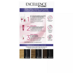 L'ORÉAL PARIS-EXCELLENCE BRUNETTE tintura 100 true black-DrShampoo - Perfumaria e Cosmética