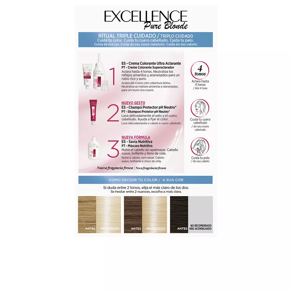 L'ORÉAL PARIS-EXCELLENCE Creme dye 03 loiro cinza ultra claro-DrShampoo - Perfumaria e Cosmética