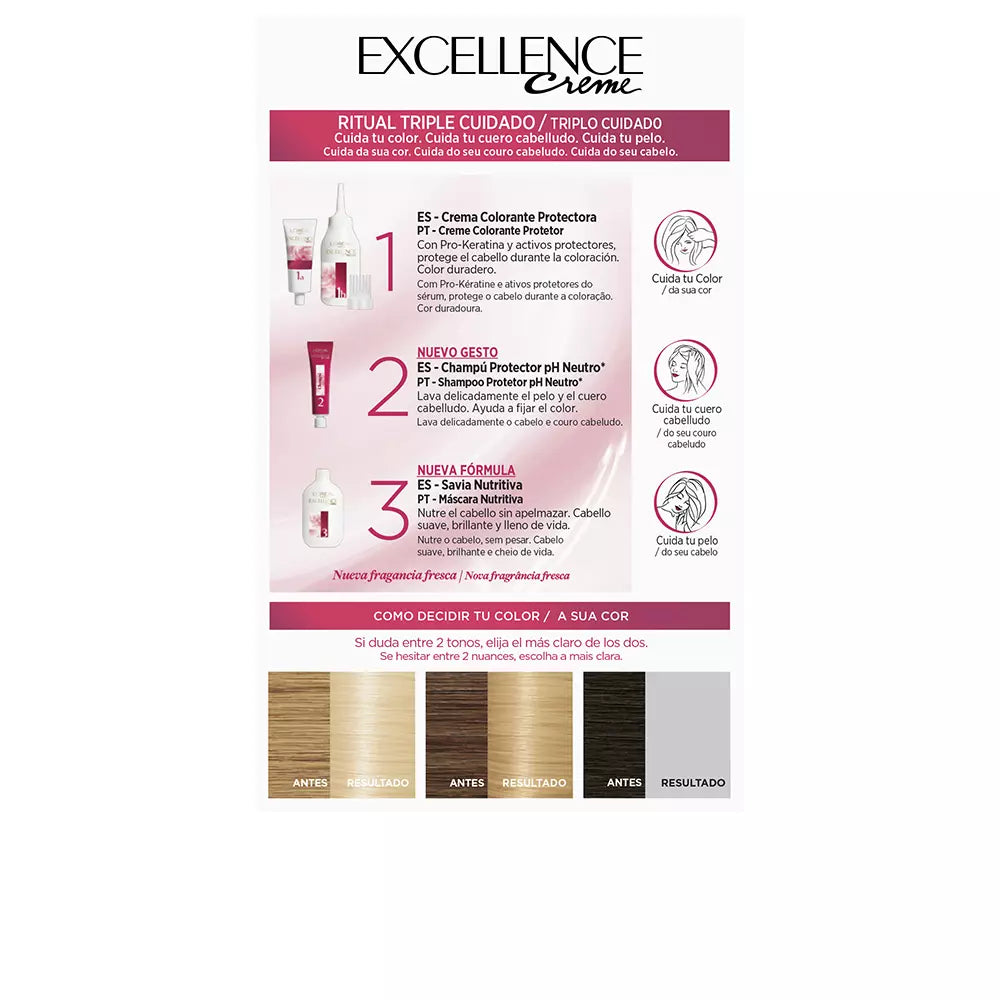 L'ORÉAL PARIS-EXCELLENCE Creme dye 10 loiro muito claro-DrShampoo - Perfumaria e Cosmética