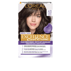 L'ORÉAL PARIS-EXCELLENCE Creme dye 411 castanho acinzentado intenso-DrShampoo - Perfumaria e Cosmética