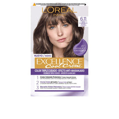 L'ORÉAL PARIS-EXCELLENCE Creme tint 611 loiro cinza escuro-DrShampoo - Perfumaria e Cosmética