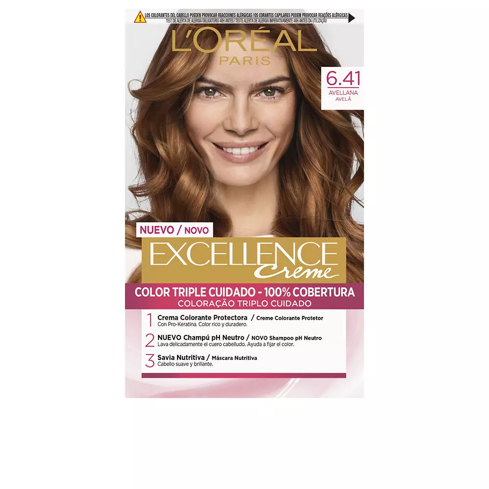 L'ORÉAL PARIS-EXCELLENCE Creme tint 641 avelã-DrShampoo - Perfumaria e Cosmética